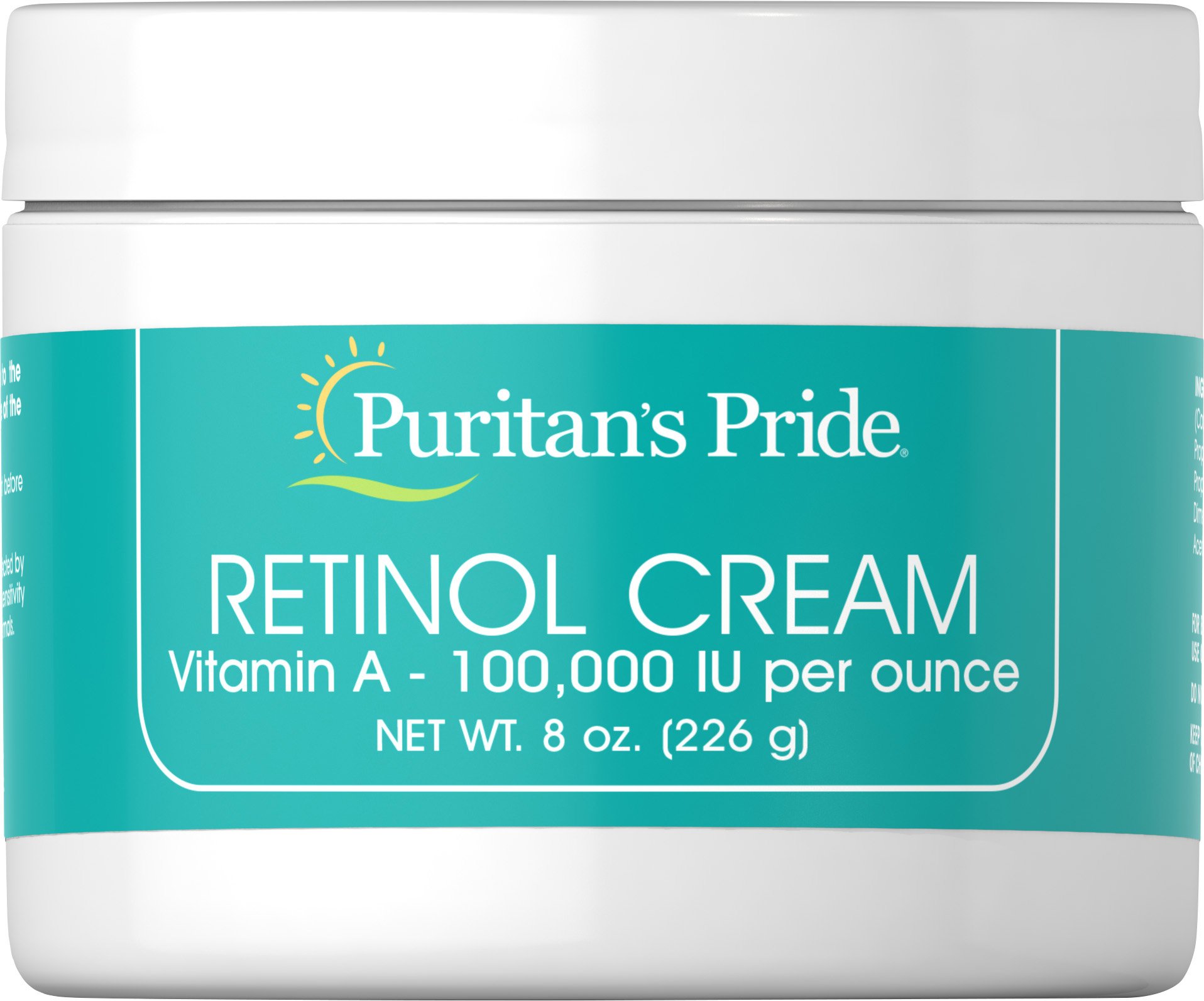 Puritans Pride Retinol Cream (Vitamin A 100,000 Iu Per Ounce), 8 Ounce