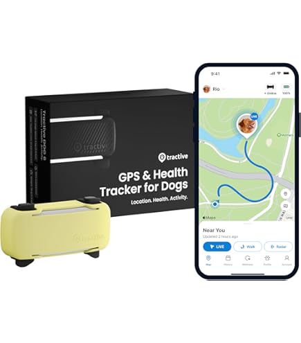 Amazon.com: Tractive Smart Dog GPS Tracker | Live Pet Tracker with