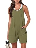 ANRABESS Womens Rompers Summer Casual Loose