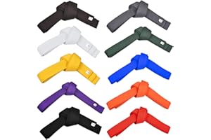 KAADUU Karate Belt, All-Purpose Martial Arts Belt, Judo Belt, Taekwondo belt, Durable MMA Belt Size 4.2 cm