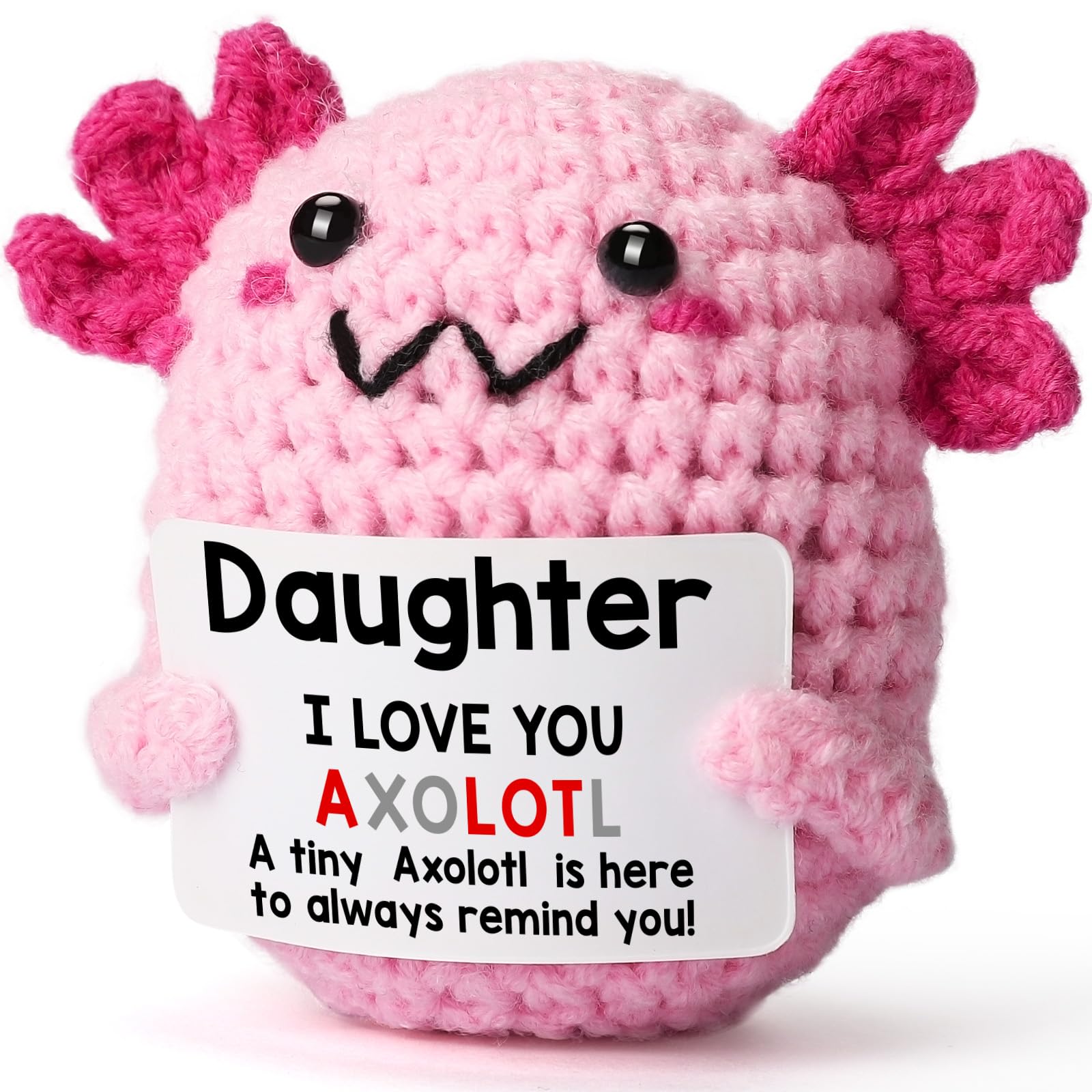 Photo 1 of WEYON Teen Girl Gifts Trendy Stuff, Crochet Axolotl Daughter Gift for 5 6 7 8 9 10 11 12 Year Old Birthday, Christmas, Valentines, Tween Girls Trendy Stuff