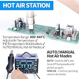 YIHUA 862BD+ SMD Hot Air Rework Station Soldering Iron 2 in 1 UK Plug view 6