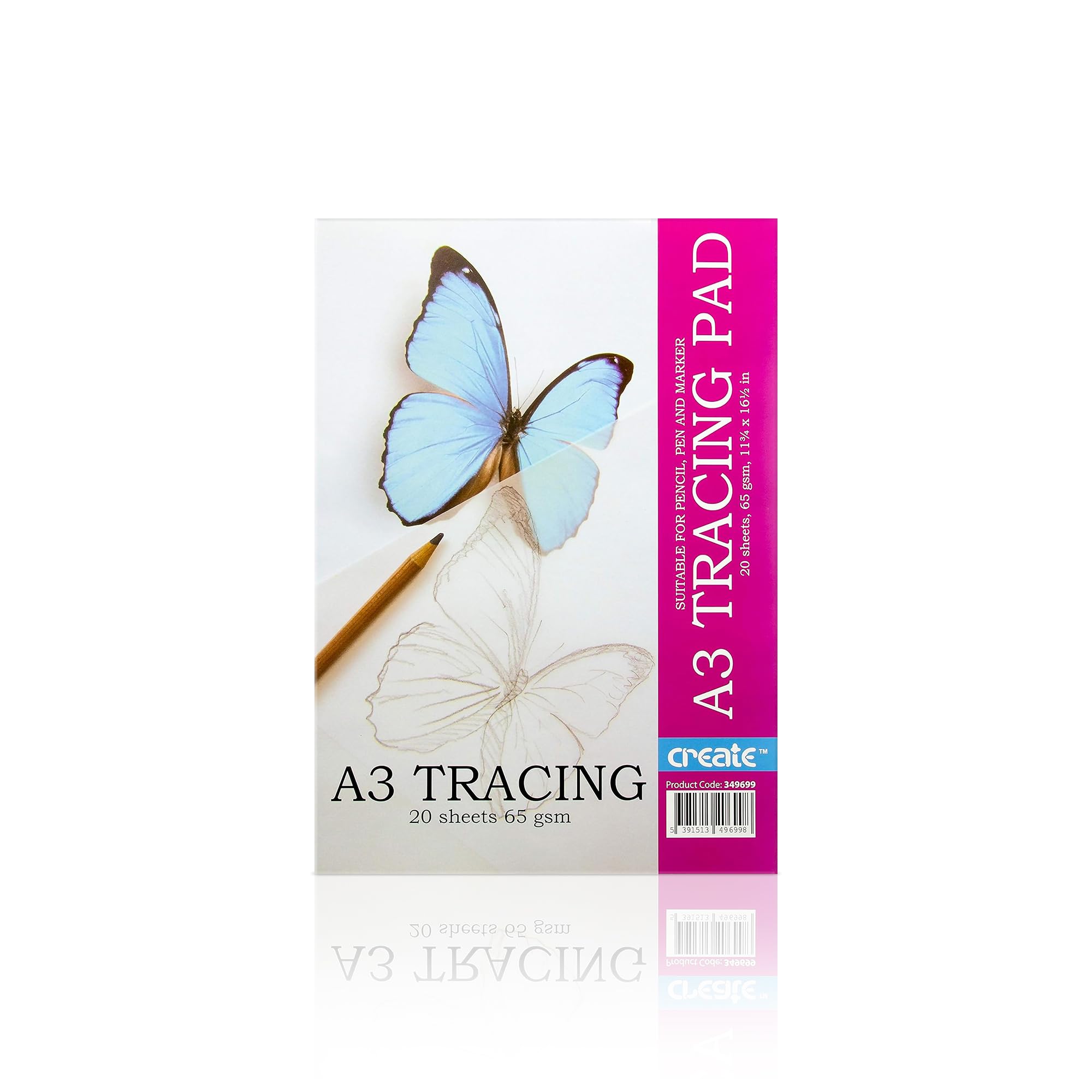 Create A3 Tracing Paper Pad – 20 Sheets of Tracing Paper, Translucent, Smooth Surface for Pencil, Pen, and Marker Sketching – Ideal for Copying Transfer and Drawing, for Kids, Artists & Hobbyists, A3 — image 1