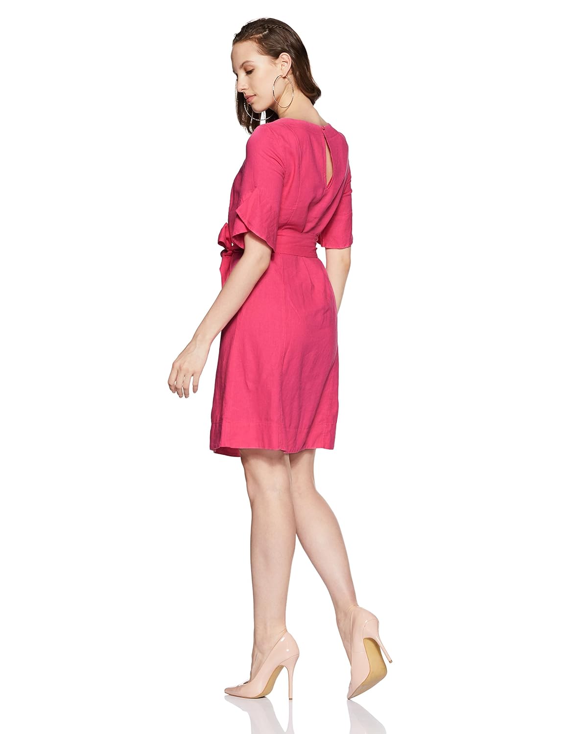 marks & spencer women's shift knee-long dress