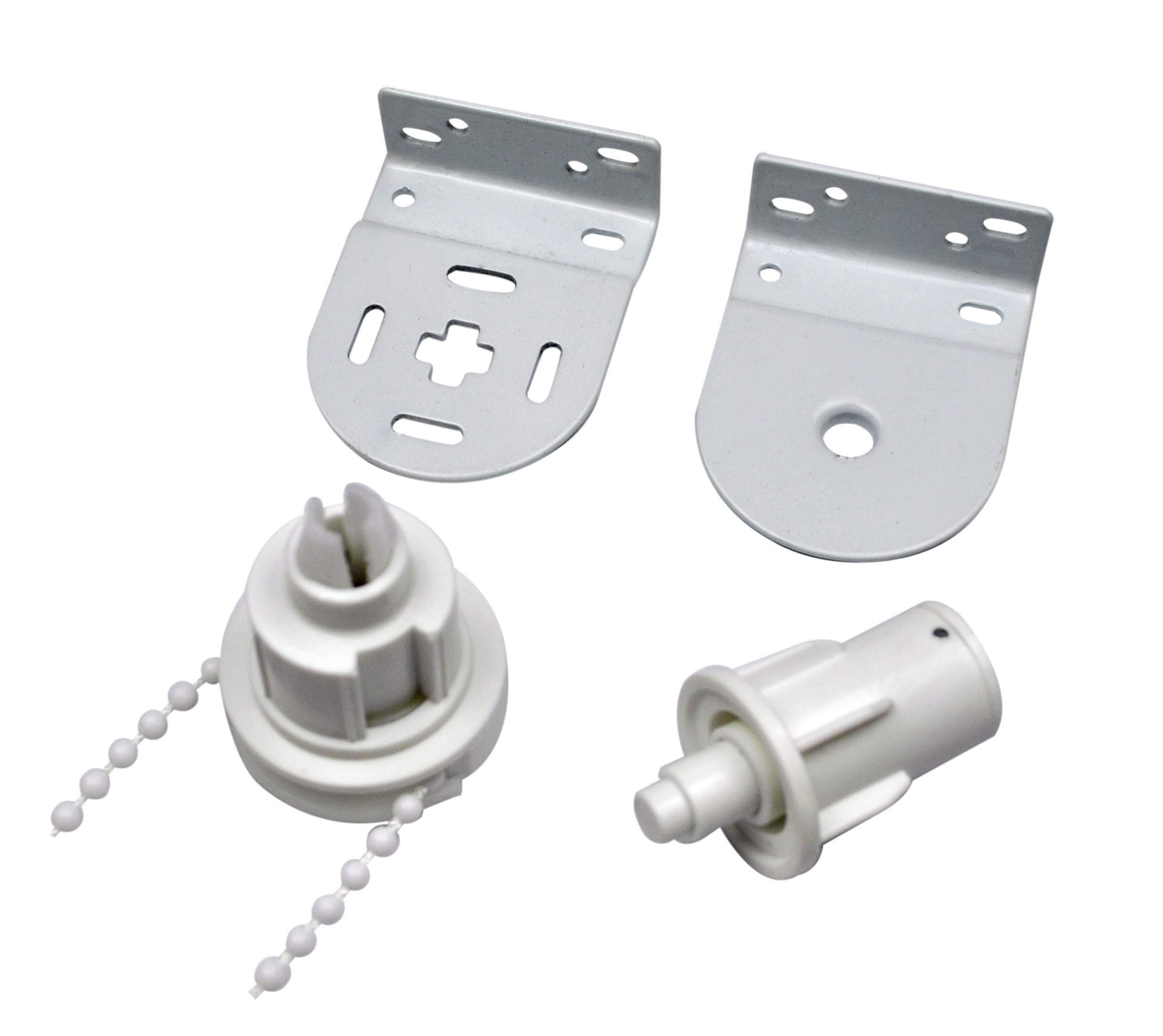 Luanxu 30mm Roller Blind Clutch Roller Shade Clutch Replacement Spares Parts Repair Kit Complete with Metal Brackets, Bead Chain, Shade Weight Max Load 11 LBS (5 KGS)