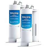 Waterdrop Replacement for EWF01®, FC-300, FC300, EFF-6018A, 241988703 Refrigerator Water Filter, 2 Filters