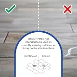 Rainbow Chalk Grout Pen White 7ml - Water-Based Tile Grout Repair view 5