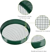 johgee Garden Sieve Metal Soil Sieve Riddle Mesh 12mm 9mm 6mm 3mm view 3