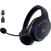 Razer Barracuda X Chroma Wireless Gaming Headset: 2.4GHz Wireless & Bluetooth - Lightweight - Chroma RGB - 40mm Drivers - Car