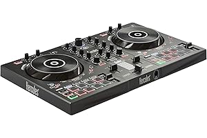 Hercules DJ Control Inpulse 300 | 2 Channel USB Controller, with Beatmatch Guide, DJ Academy and Full DJ Software DJUCED Included