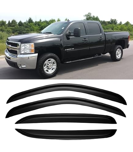 PIT66 Fender Flares For Chevy Silverado 1500/2500HD/3500HD 2007-2014 - Matte Black Pocket Style