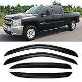Cxdar Window Rain Guards for 2007-2013 Chevy