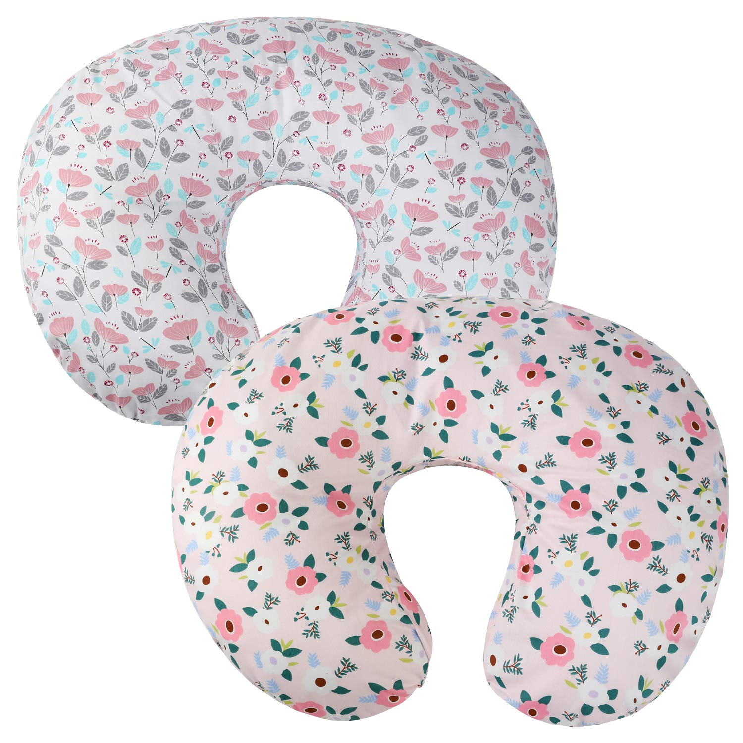 floral nursing pillow