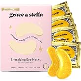 grace & stella Under Eye Mask - Christmas Gifts for Women, Christmas Gifts for Mom - Reduce Dark Circles, Puffy Eyes, Underey