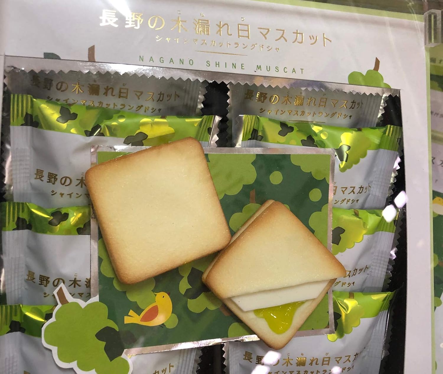 Amazon 長野木漏れ日マスカット シャインマスカットラングドシャ Nagano Shine Muscat 長野県産のマスカット果汁使用 ご当地限定お土産 タカチホ チョコレート菓子 通販