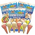 Sweetzo - Mallow Cones Marshmallow Candy, Fluffy Marshmallows with Crunchy Cake Cone, And Individually Wrapped Candies, Pack of 3, 1.13 Ounces
