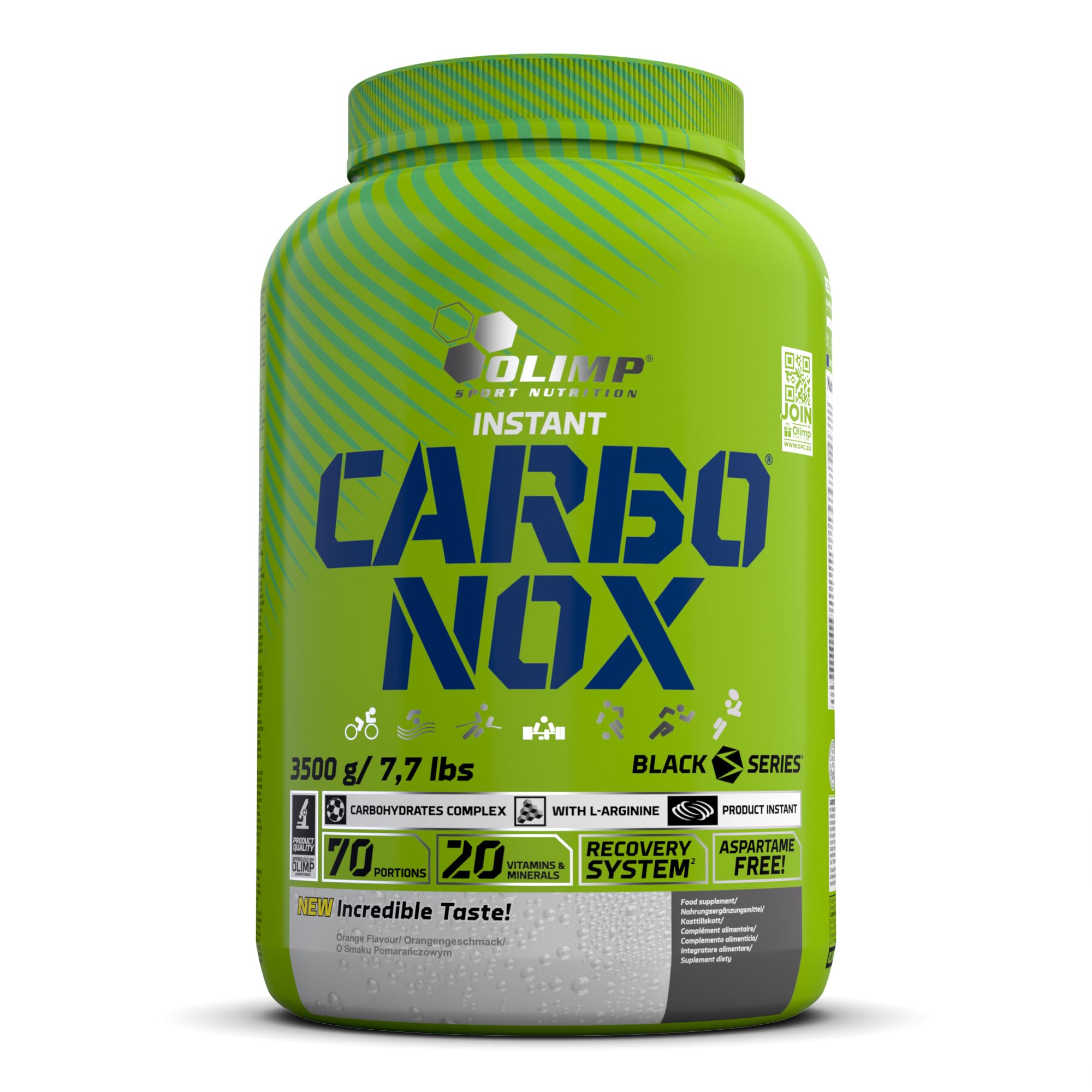 OLIMP SPORT NUTRITION Olimp Labs Carbo NOX Powder, Orange Flavour, 3.5 kg