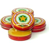 12 Boxes X 3 Grams (Net Weight), Golden Star Balm, Cao Sao Vang Vietnam, Aromatic Balsam