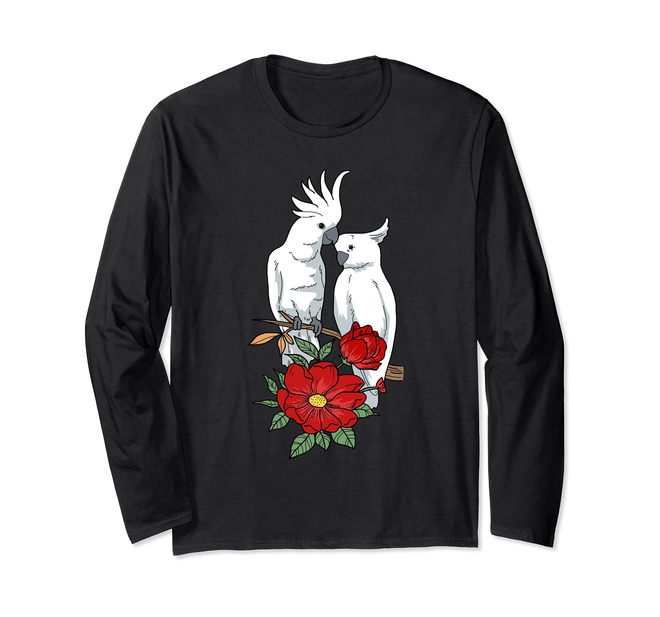 Parrot Hawaii Tropical Hawaiian Parrot Owner Pet Cockatoo Long Sleeve T-Shirt