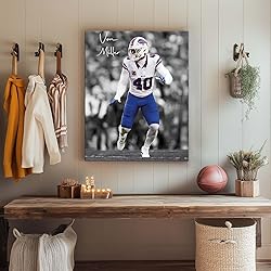 B.B.F MAKE American Football Sports Canvas Wall Art