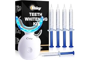Teeth Whitening Kit with LED Light - Fast & Gentle at-Home Professional Teeth Whitening System for Sensitive - Tooth Whitener