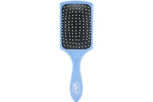 Wet Brush Paddle Detangler Hair Brush, Sky, Ultra-Soft IntelliFlex Bristles with AquaVent Design, Great For Treatment & Mask Application, Women, Men, Wet, Dry and Damaged Hair