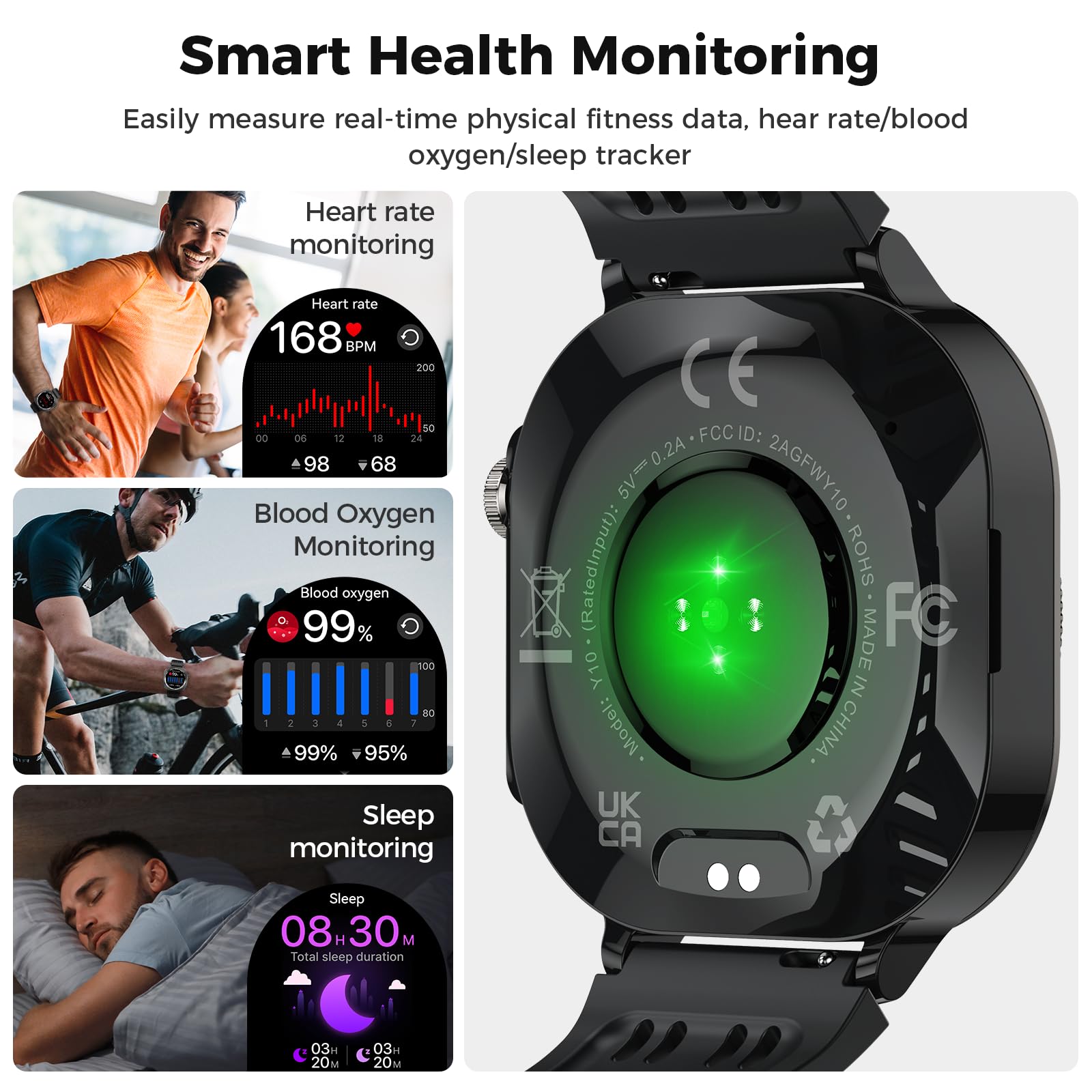 Smart Watch, 2025 AMOLED 3D 1.43