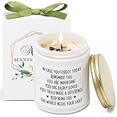 Inspirational Gifts for Women - You are Important Candle for Friend, Sister | Encouragement, Cheer Up Birthday Gifts for Friend, Bestie, Daughter, Grandkids, 7oz Vanilla &amp; Lavender Scented Candle