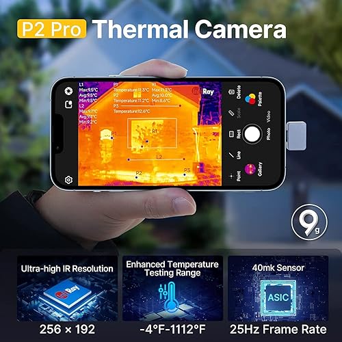 InfiRay P2 Pro Thermal Camera for iPhone, Thermal Imager with