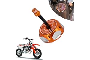JFG RACING Dirt Bike Gas Cap,Motorcycle Gas Fuel Tank Cap with Breather Valve Universal CNC for SSR Taotao Apollo 125 110 Coolster Raptor Peace 50 70 80 90 110 150 DB10 DB14 SDG107 Pit Dirt Bike ATV Orange