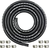 YGQ 8mm Fuel Line Braided Hose 2.4M 8 feet NBR Nylon Reinforced