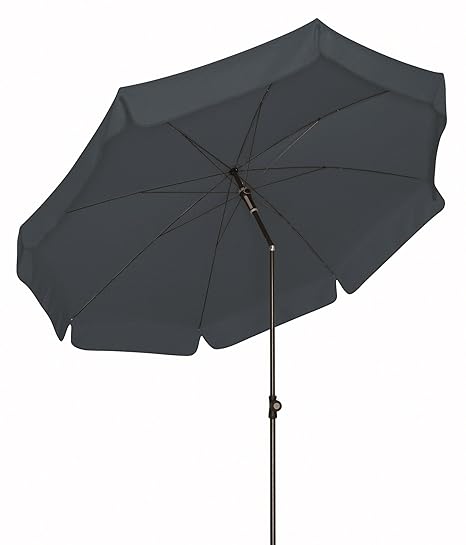 Absolut wetterfester Gartenschirm Sun Line III 200 von Doppler mit UV-Schutz 50 Plus, Farbe anthrazit