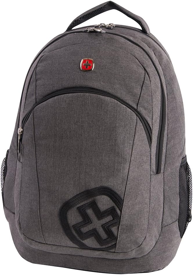 Swiss Gear 15.6Inch Laptop Backpack, Under Seat, Light Gray Amazon.ca