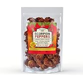 Unpretentious Whole Dried Scorpion Peppers Extremely Spicy, Hot Chile Peppers (2 Ounce)
