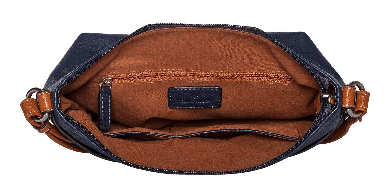 TOM TAILOR Novara Damen Umhängetasche Crossbody Bag Mittelgroß Blau