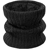 lifwimner Winter Neck Gaiter for Women Men Thermal Fleece Neck Warmer Windproof Face Cover Ski Mask Gift for Cold Weather