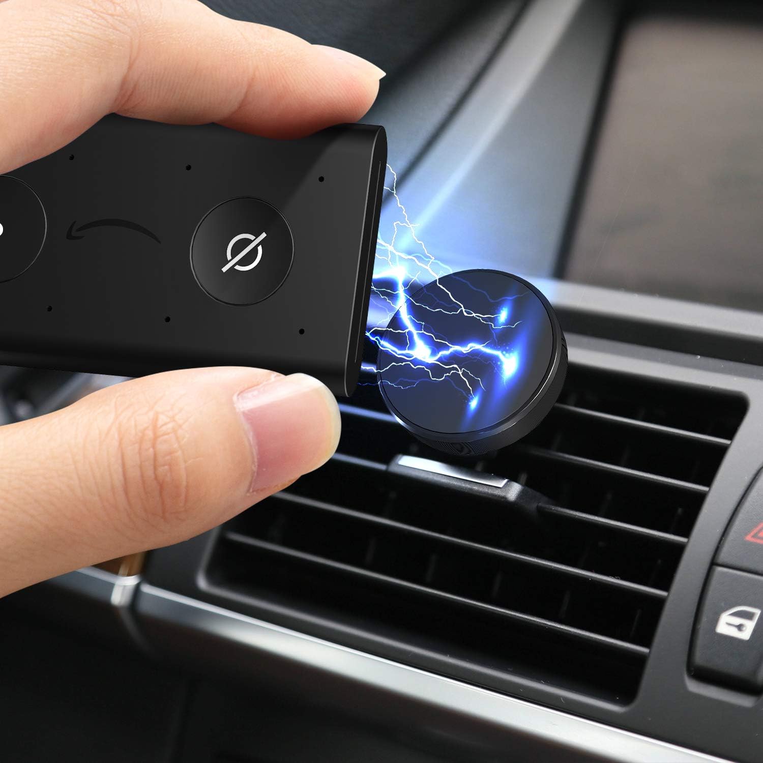 Auto Vent Mount,Car Mount for Auto, Car Air Vent Mount Bracket Holder Compatible with Auto, Car Accessories, Universal Magnetic Absorption Automatic Mount Holder for Auto