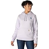 Carhartt Women's Relaxed Fit Midweight Logo Sleeve Graphic Sweatshirt