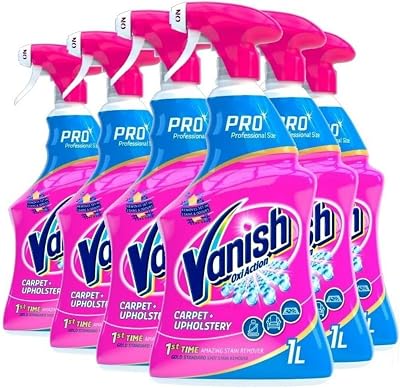 Vanish Oxi Action Professional Carpet & Upholstery Cleaner 1L Pack of 6