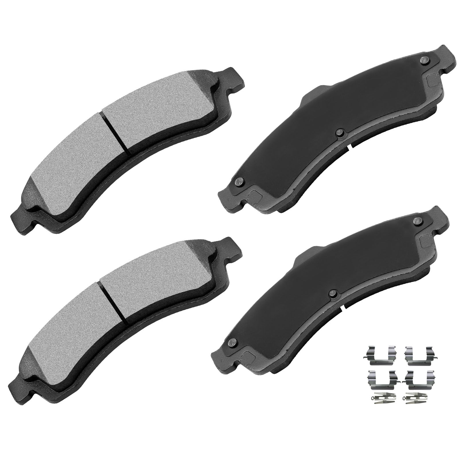 cciyu D882 Front Semi-Metallic Disc Brake Pads Kit