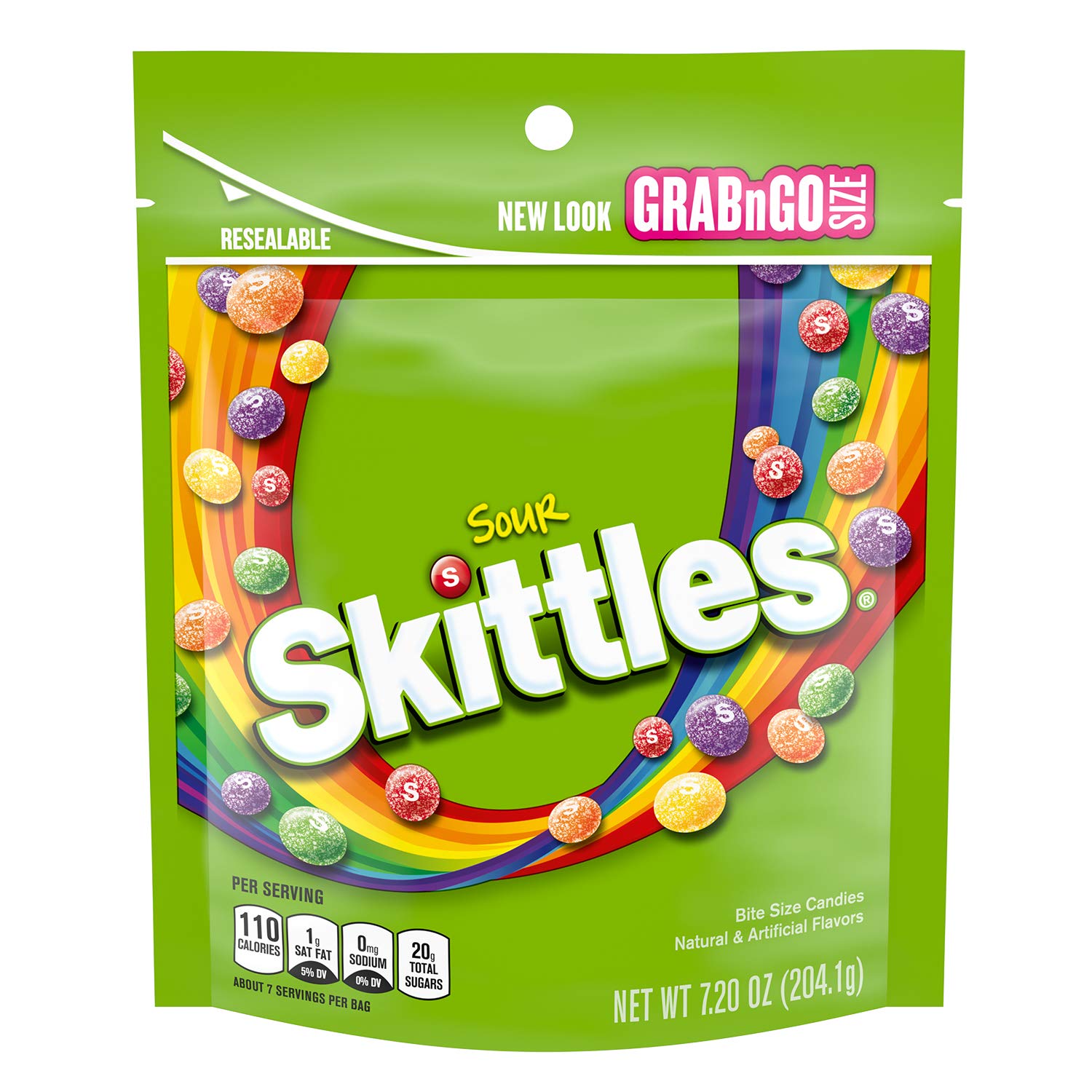 SKITTLES Sours Grab N Go, 7.2Ounce Bag (Pack of 8) Buy Online in UAE