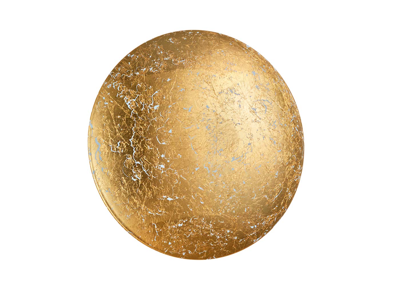 Chiros 624110289 Trio Lights, A+, Ceiling Light, Metal, 12 W, Metal, Goldfarbig, 22,00 x 22,00 x 6,50 cm, Integriert 8watts