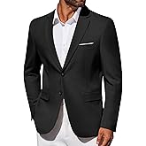 COOFANDY Men's Blazer Business Suit Jacket Slim Fit Two Button Casual Sport Coats