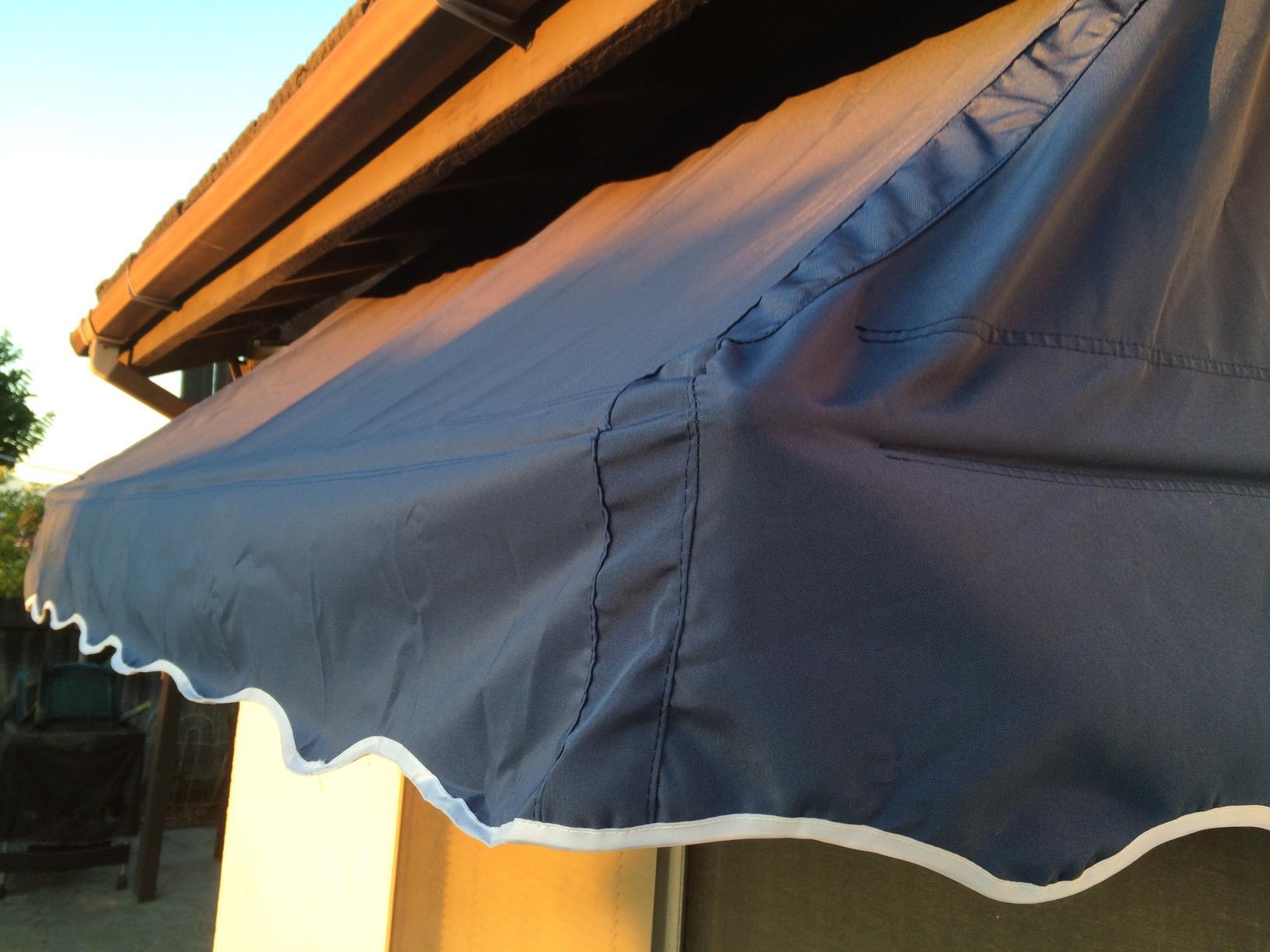 10/mo Finance ALEKO 4x2 Navy Blue Window Awning Door Canopy 4Foot