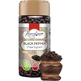 Ramaroma Natural Whole Black Pepper, Black Peppercorns, 3.5oz (100g) Perfect Size for Grinders!