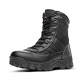 NORTIV 8 Men's Tactical Military Work Boots Side