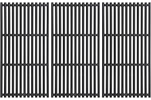 CANDANA Grill Grates 17"x9 1/2" for Charbroil Commerical TRU Infrared 466242715 463242715 463242716 G533-0009-W1, Lowe's 606682, Walmart 555179228, Cast Iron Cooking Grate for Nexgrill 720-0882A, 3Pack