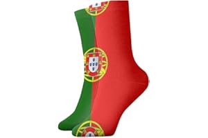 HerYng Portuguese flag Stylish thickened fashionable thermal socks-sweat-absorbent, skin-friendly, comfortable socks for all 