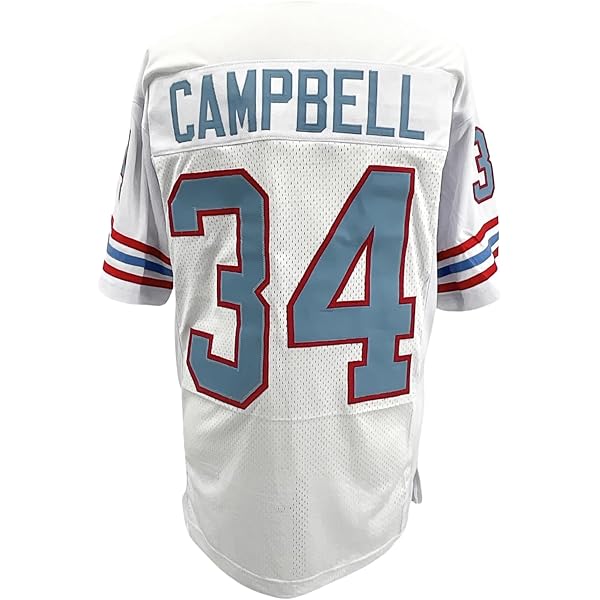 Amazon.com : Earl Campbell Jersey Blue Houston | Unisex Adult