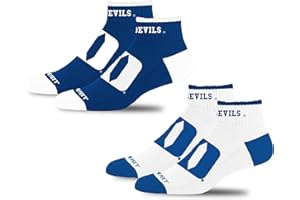 For Bare Feet NCAA Unisex Front and Center 2 Pack Team Colors